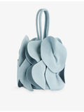 Farm Rio floral suede handbag with magnetic closure (British brand)