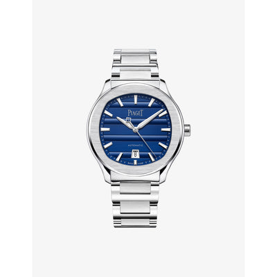 selfridges Piaget Polo Signature Stainless-Steel Date Watch 42mm- Buy online at McGrocer