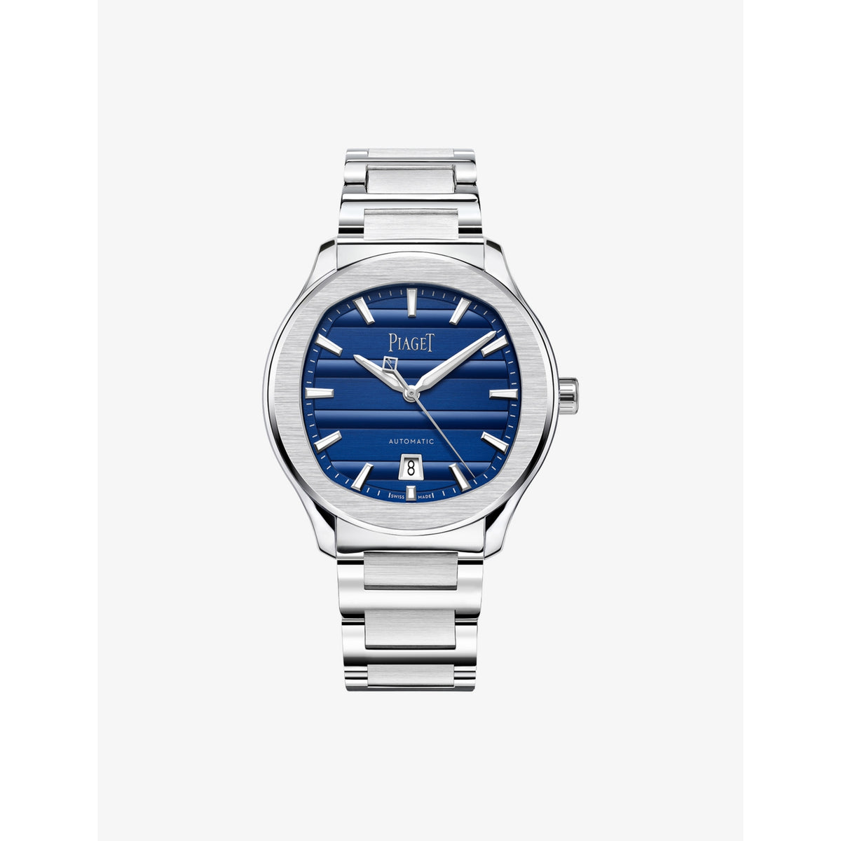 Piaget stainless steel date watch 42mm, imported from the UK