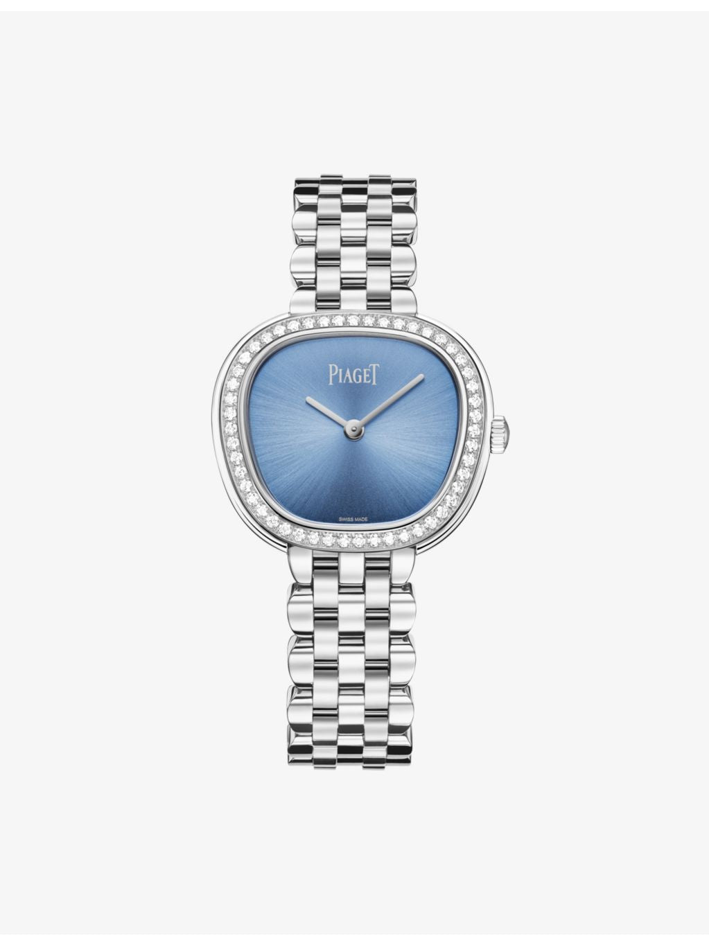 Piaget Sixtie stainless steel diamond watch 29mm, imported from the UK