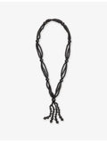 MOSQUITO beaded onyx necklace 88cm, imported from the UK
