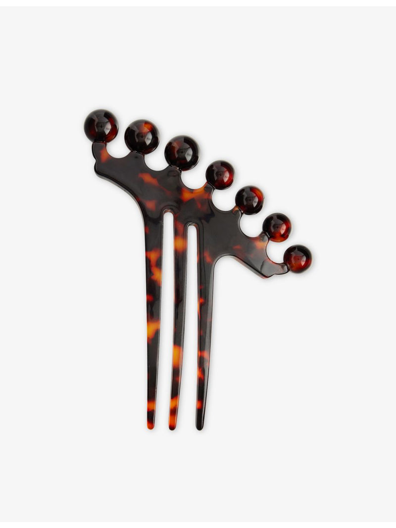 Tapia acetate hair pin with round beads, 12cm (British brand)