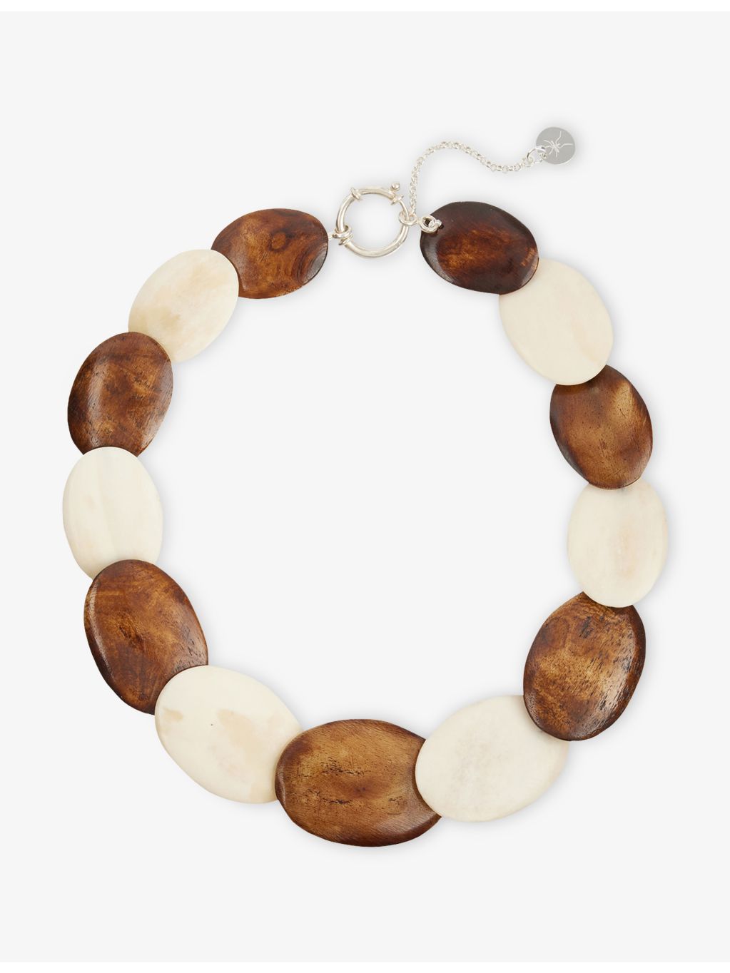 Paloma cow bone beaded necklace 52cm, UK version