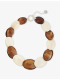Paloma cow bone beaded necklace 52cm, UK version