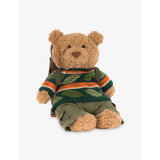 Jellycat Bartholomew Bear 26cm soft toy with hiking outfit - British product