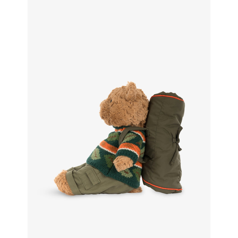 Jellycat Bartholomew Bear 26cm soft toy with hiking outfit - British product