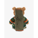 Jellycat Bartholomew Bear 26cm soft toy with hiking outfit - British product