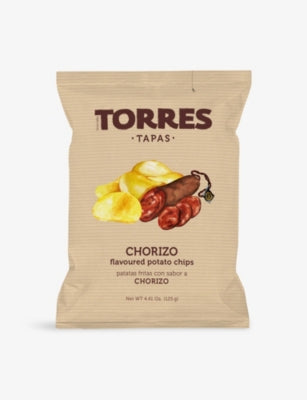 Torres tapas chorizo potato crisps 125g (British brand)
