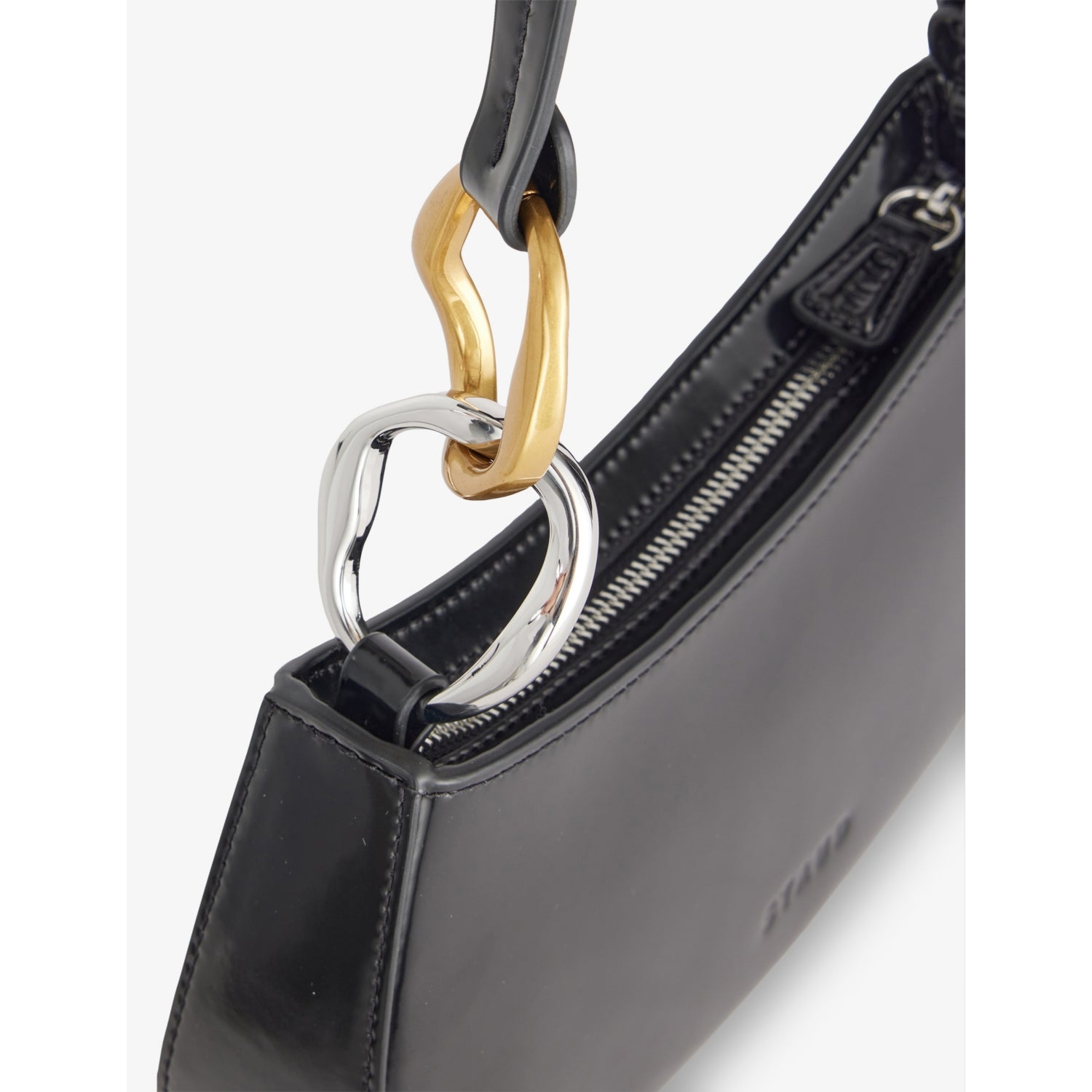 Staud Ollie leather shoulder bag mini - British product