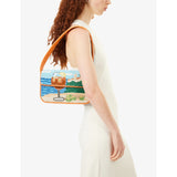 Staud Tommy beaded shoulder bag 15cm (British brand)