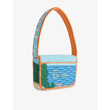 Staud Tommy beaded shoulder bag 15cm (British brand)