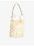 Staud Lila mini pearl oyster shell bucket bag, (British brand)