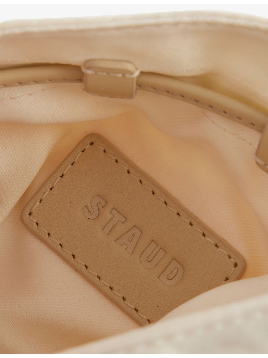 Staud Lila mini pearl oyster shell bucket bag, (British brand)