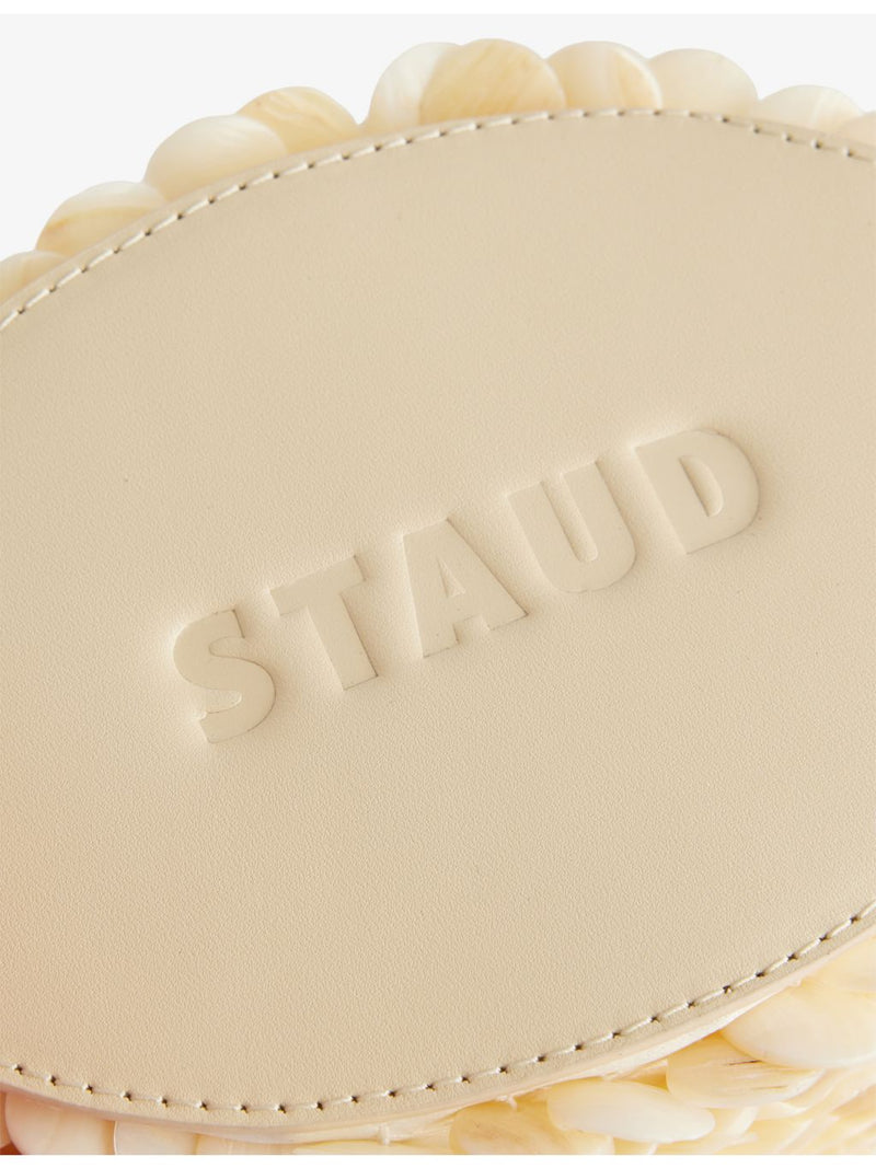 Staud Lila mini pearl oyster shell bucket bag, (British brand)