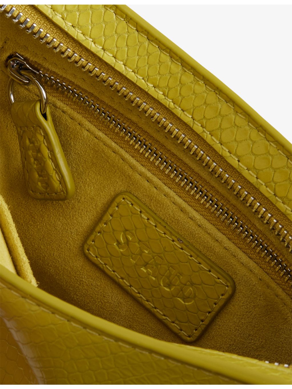 Staud Ollie leather shoulder bag with two-tone strap - British product