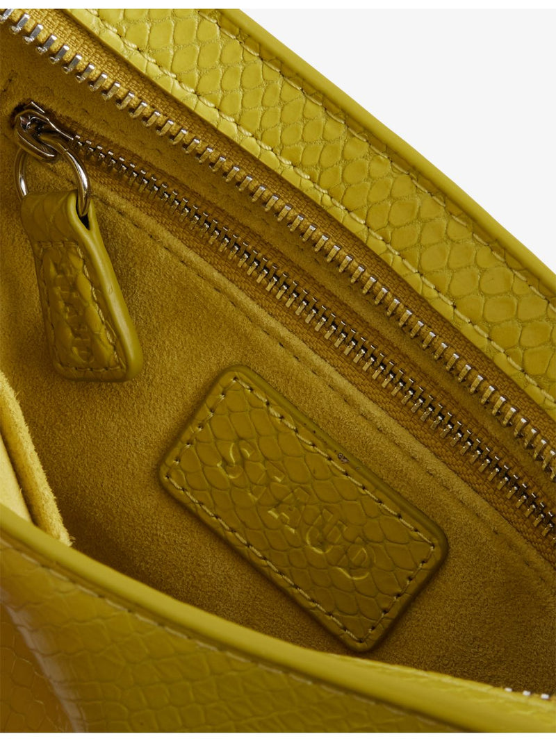 Staud Ollie leather shoulder bag with two-tone strap - British product