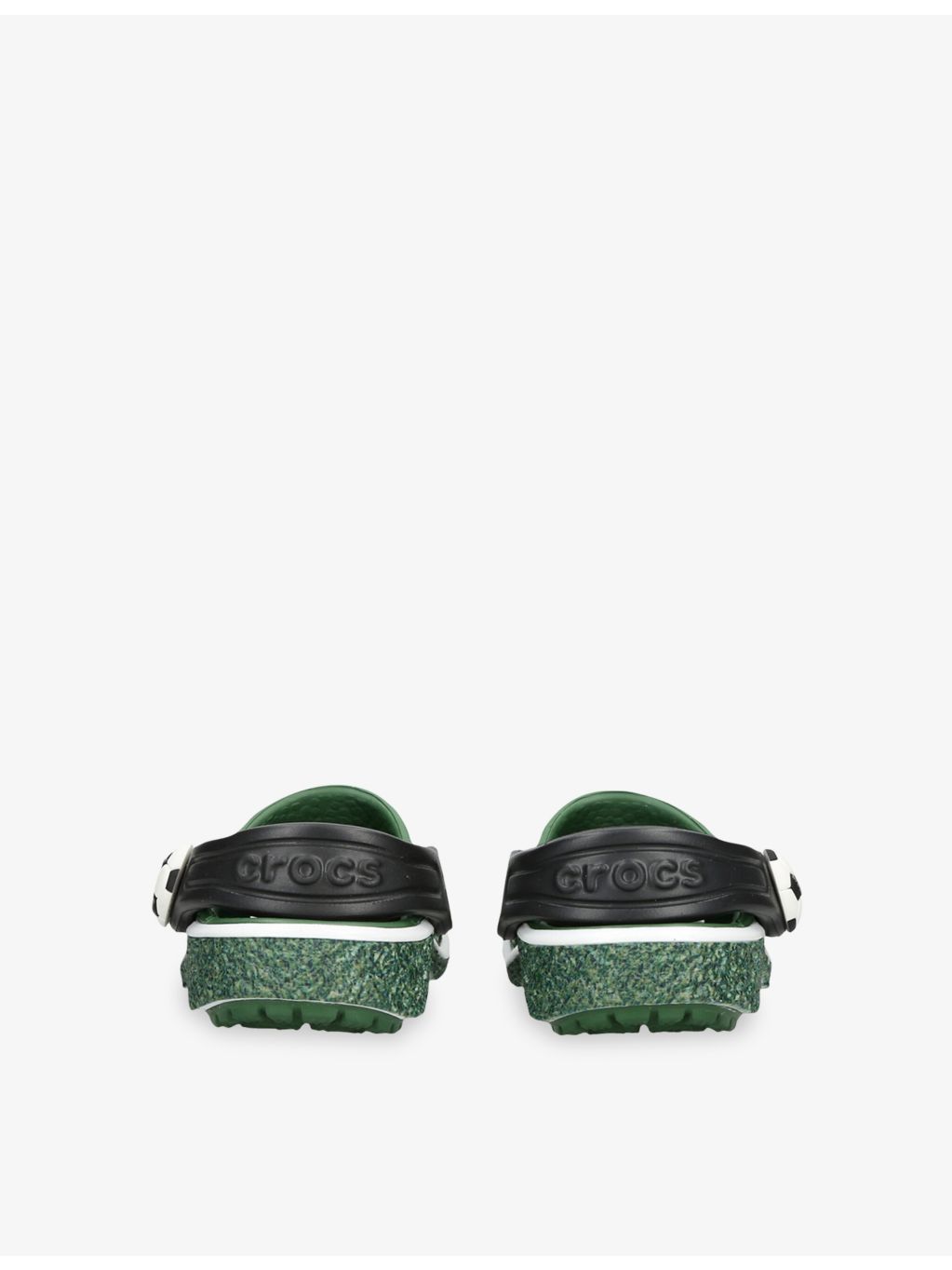 Crocs kids soccer turf rubber clogs in camouflage print (British brand)