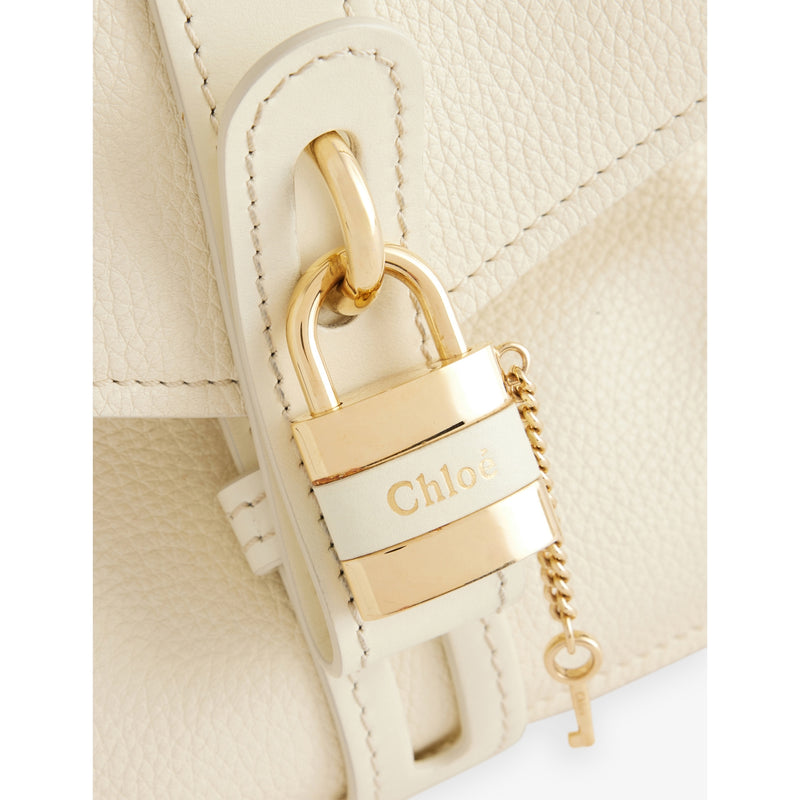 Chloé Aby Day leather top-handle bag, pre-loved (British brand)