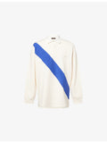 Wales Bonner prism striped cotton rugby top (British brand)