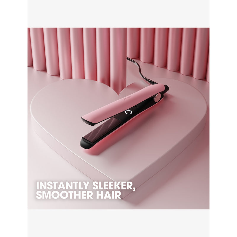 ghd Gold hair straightener in Dusted Pink, imported from the UK