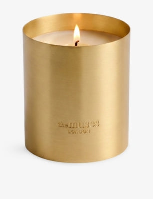 The Muses London scented candle with brass vessel 220g, UK version
