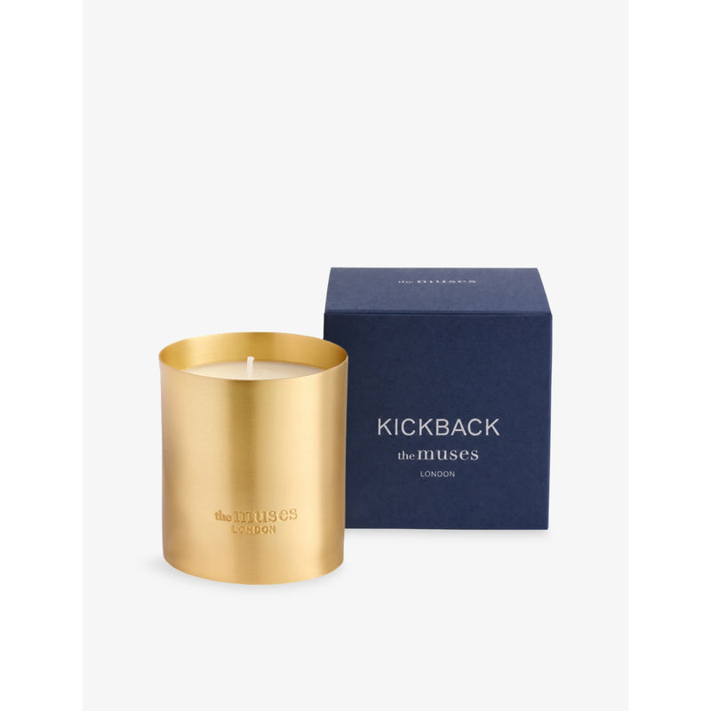 The Muses London scented candle in London Kickback fragrance, 220g (British brand)