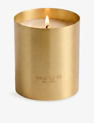 The Muses London scented candle in London Kickback fragrance, 220g (British brand)