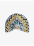Missoni chevron metallic-knit turban, UK version