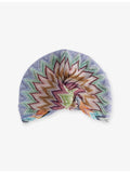 Missoni chevron metallic-knit turban, UK version