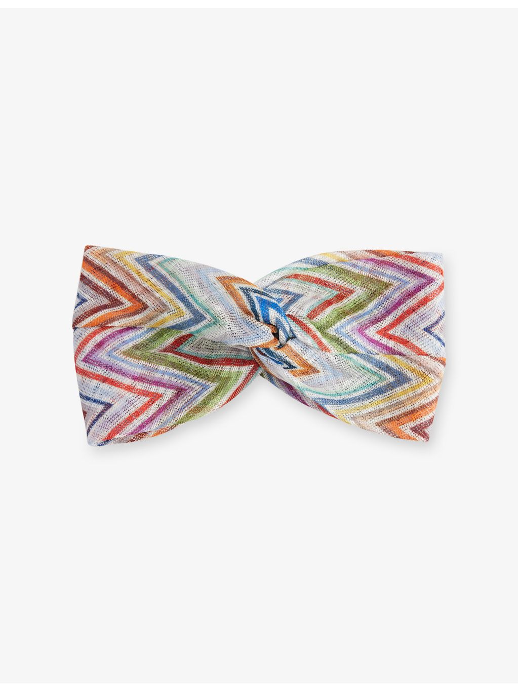 Missoni chevron knit twist headband 100% polyester, UK version