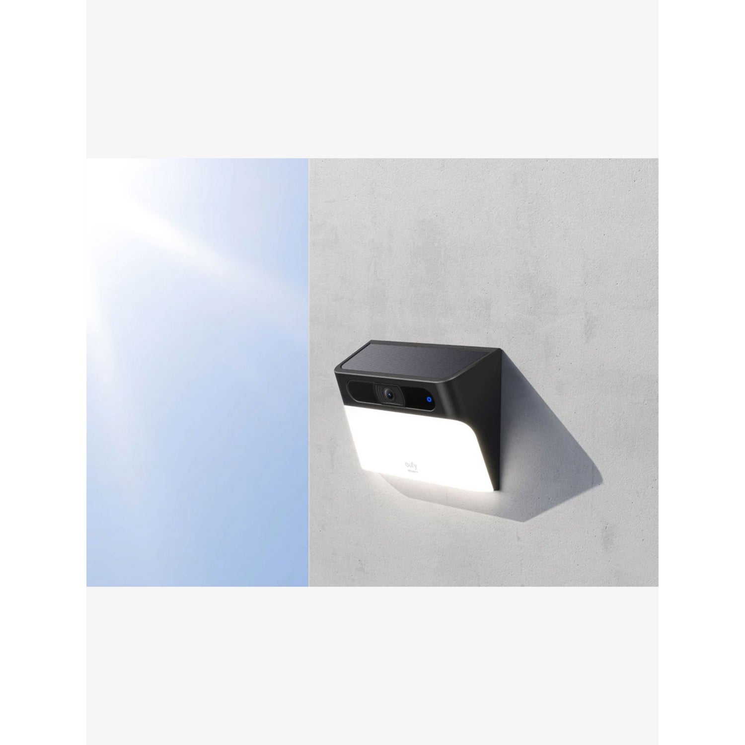 eufy S120 solar wall light camera, imported from the UK