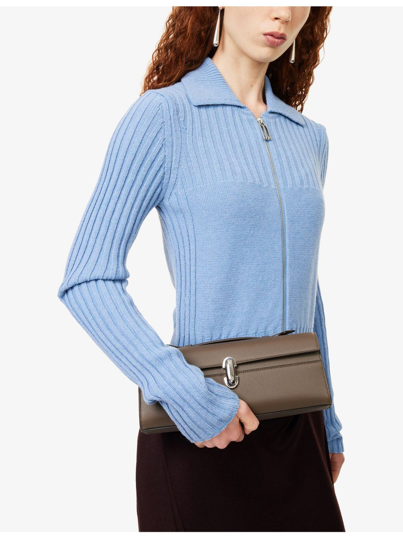 Savette Symmetry slim leather top-handle bag, UK version