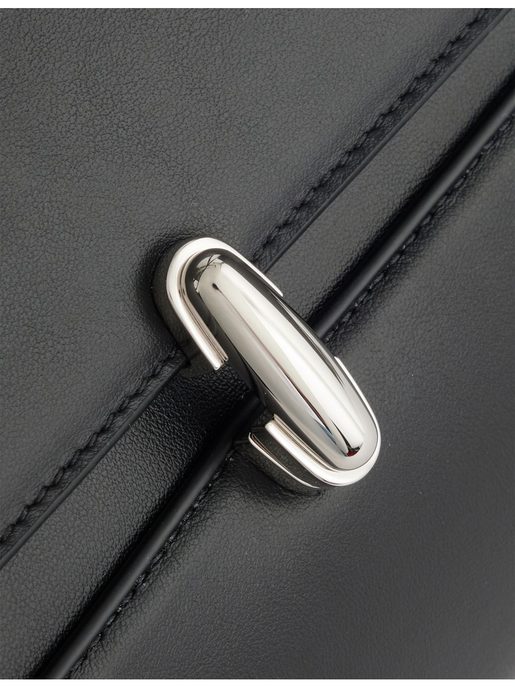 Savette Trapeze structured leather shoulder bag (British brand)
