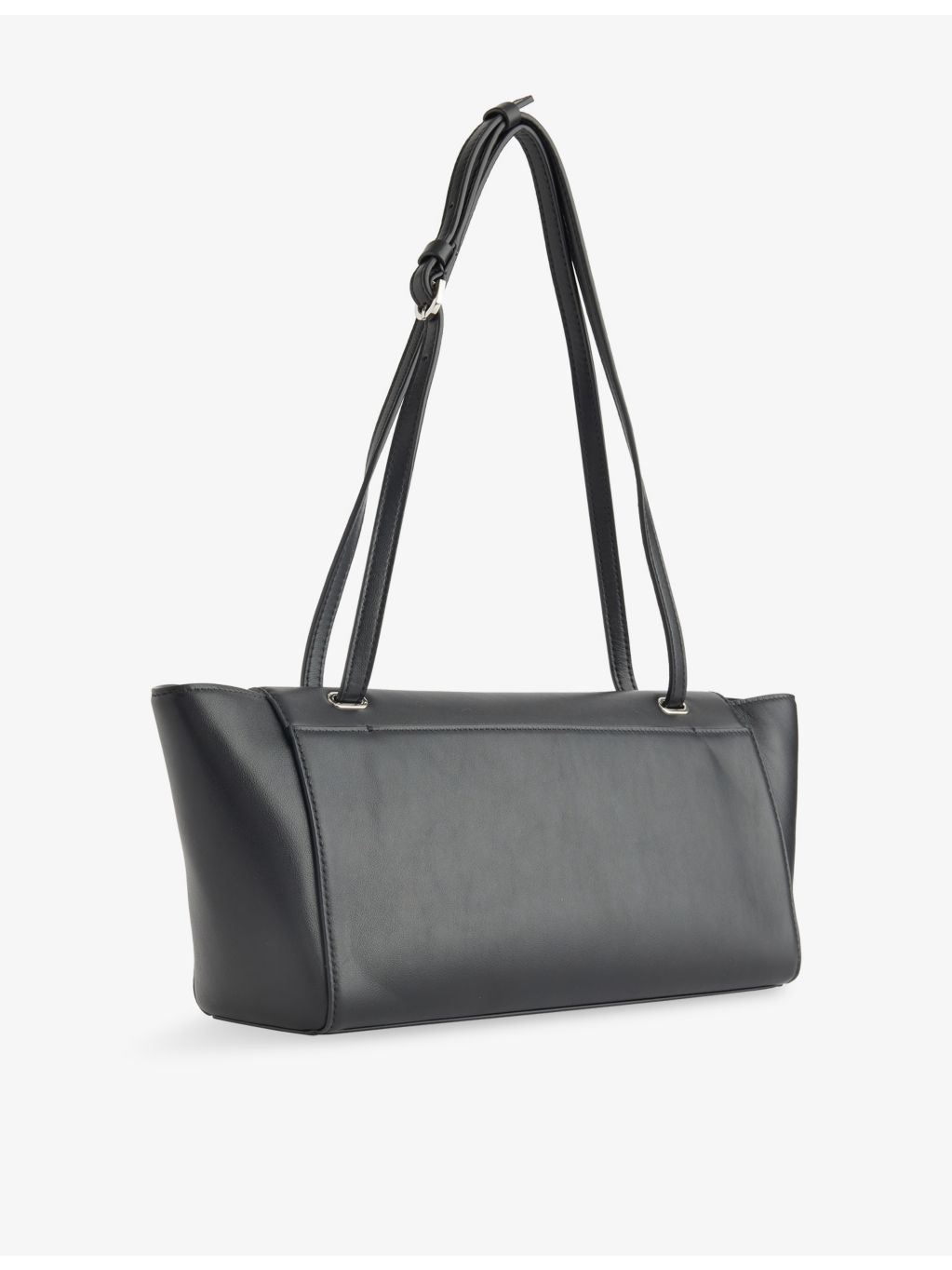 Savette Trapeze structured leather shoulder bag (British brand)