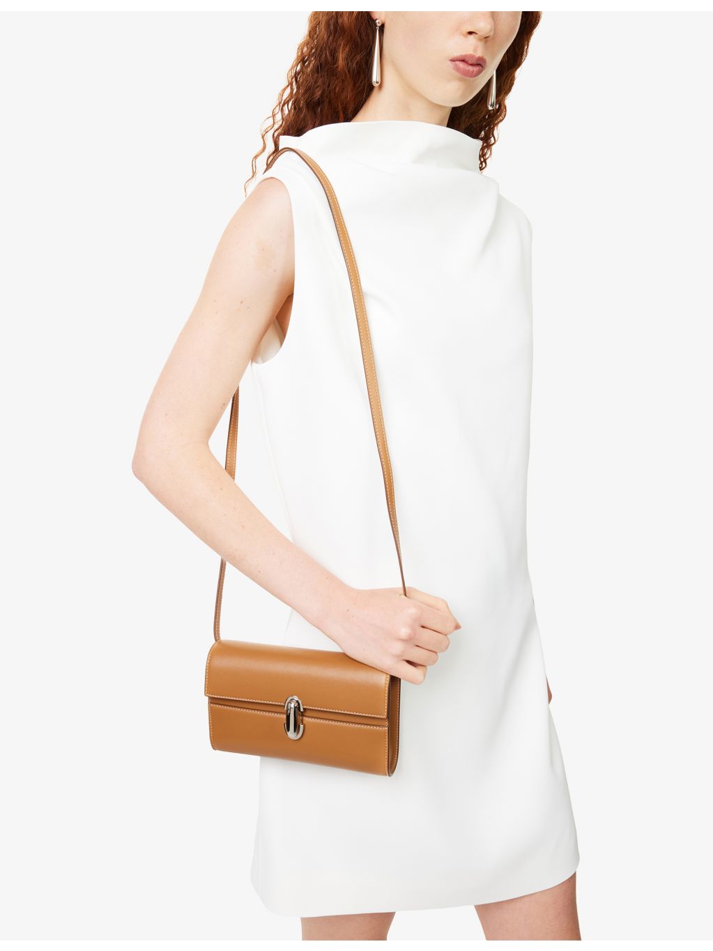 Savette Symmetry Mini leather shoulder bag (British brand)