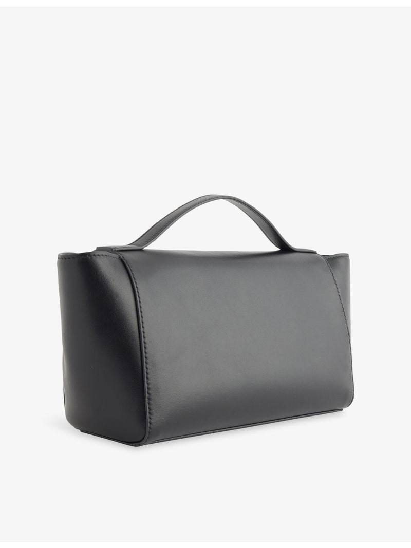 Savette Symmetry Trapeze leather top-handle bag, UK version