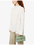Savette suede top-handle bag - British product