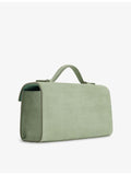 Savette suede top-handle bag - British product