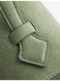 Savette suede top-handle bag - British product