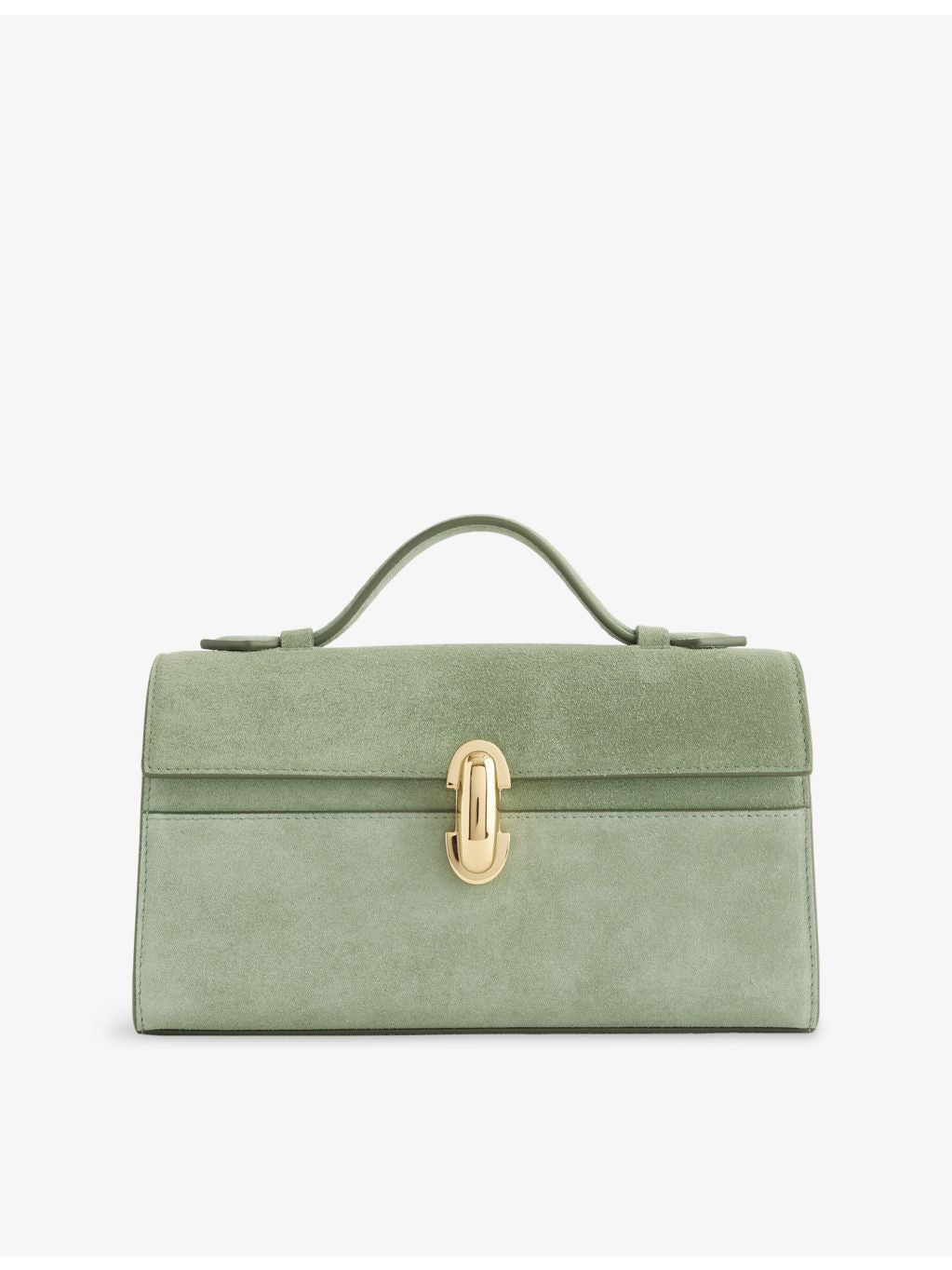 Savette suede top-handle bag - British product