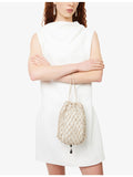 Savette macrame leather pouch 22cm imported from the UK
