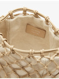 Savette macrame leather pouch 22cm imported from the UK