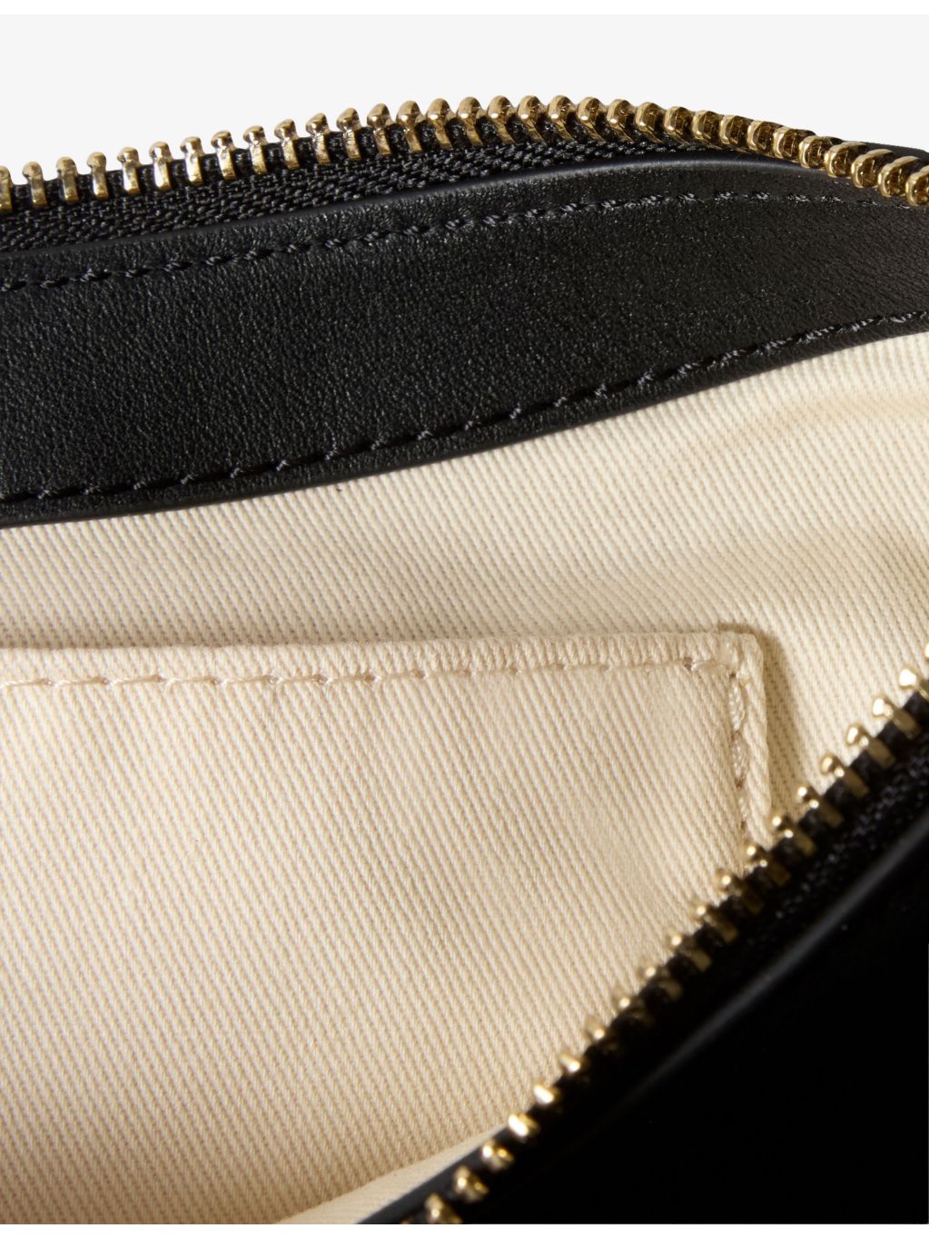 Claudie Pierlot leather shoulder bag with gold-tone logo plaque - British product