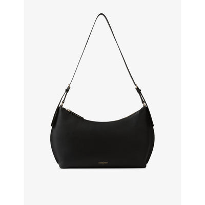 selfridges Claudie Pierlot Logo-Plaque Leather Shoulder Bag- Buy online at McGrocer