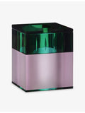 Reflections Copenhagen glossy crystal tissue box 12cm (British brand)