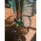 Reflections Copenhagen crystal vase hand-cut engraved 38cm tall, UK version