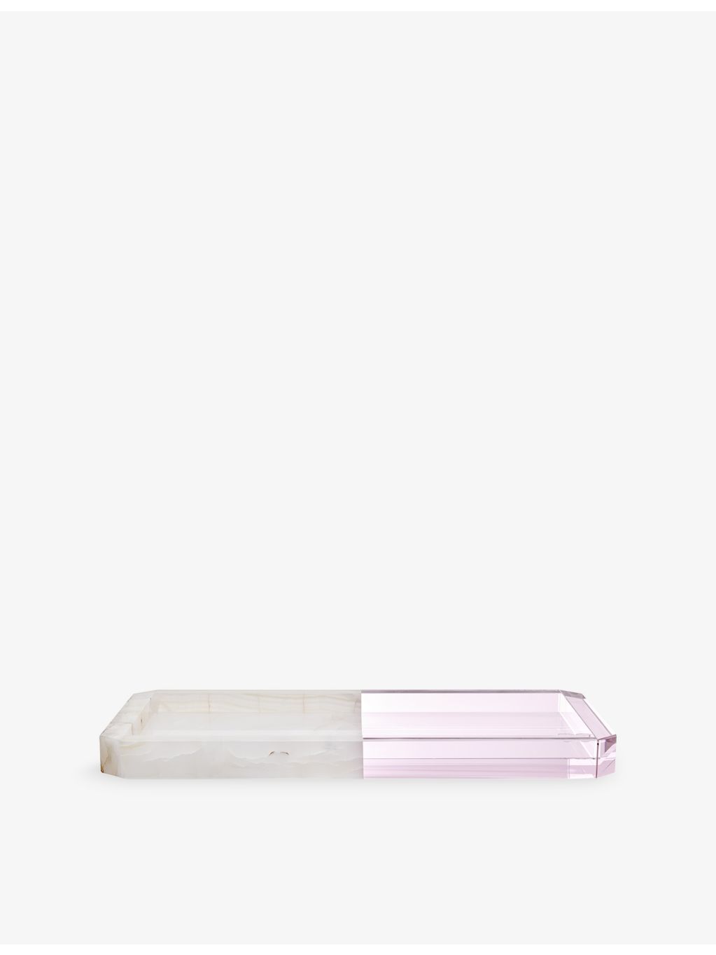 Reflections Copenhagen small crystal and onyx tray, UK version