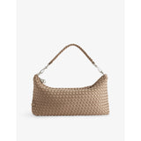 Porto Halfmoon Woven Shoulder Bag - CASHMERE