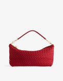 NAGHEDI woven shoulder bag Porto Halfmoon, imported from the UK
