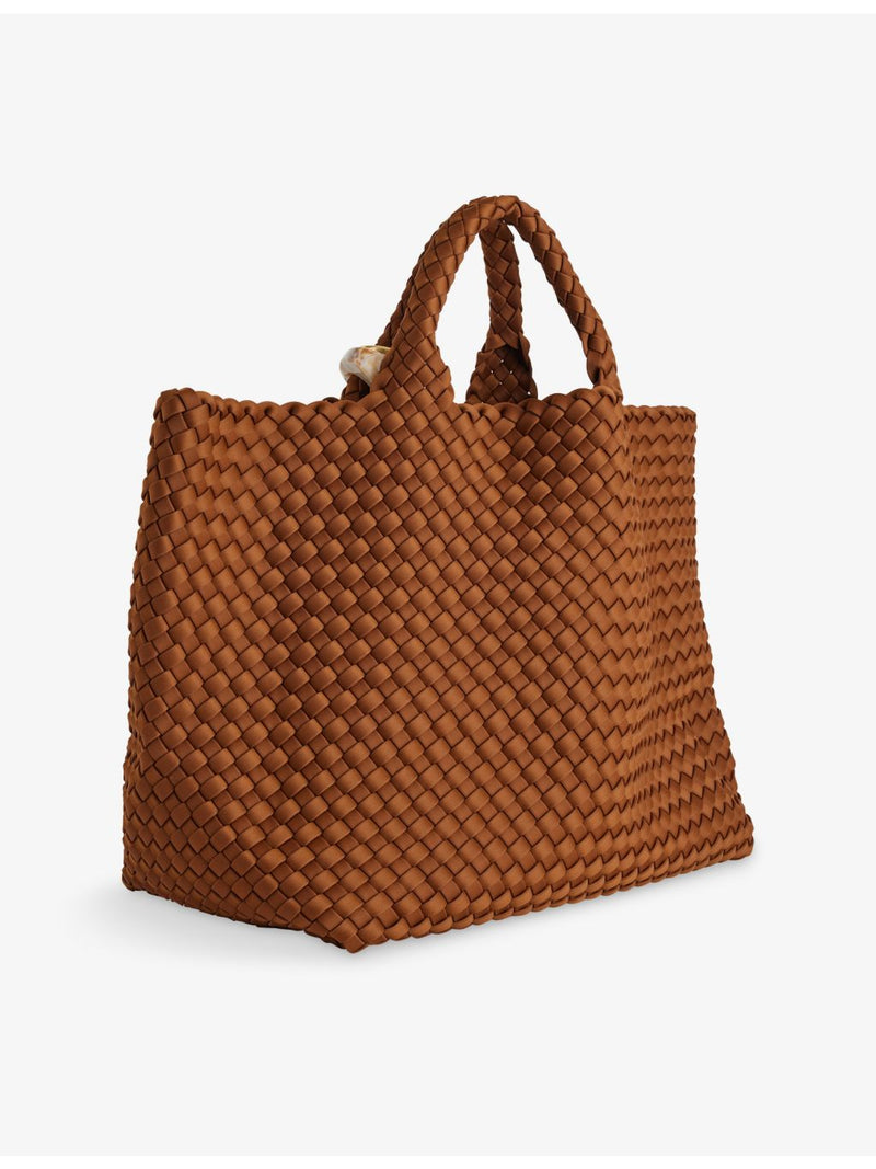 Naghedi St Barths medium woven tote bag, imported from the UK